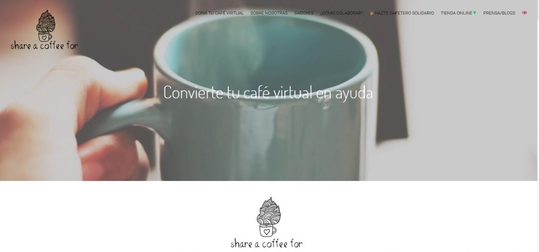 Share a coffee For es un ejemplos de startups solidarias