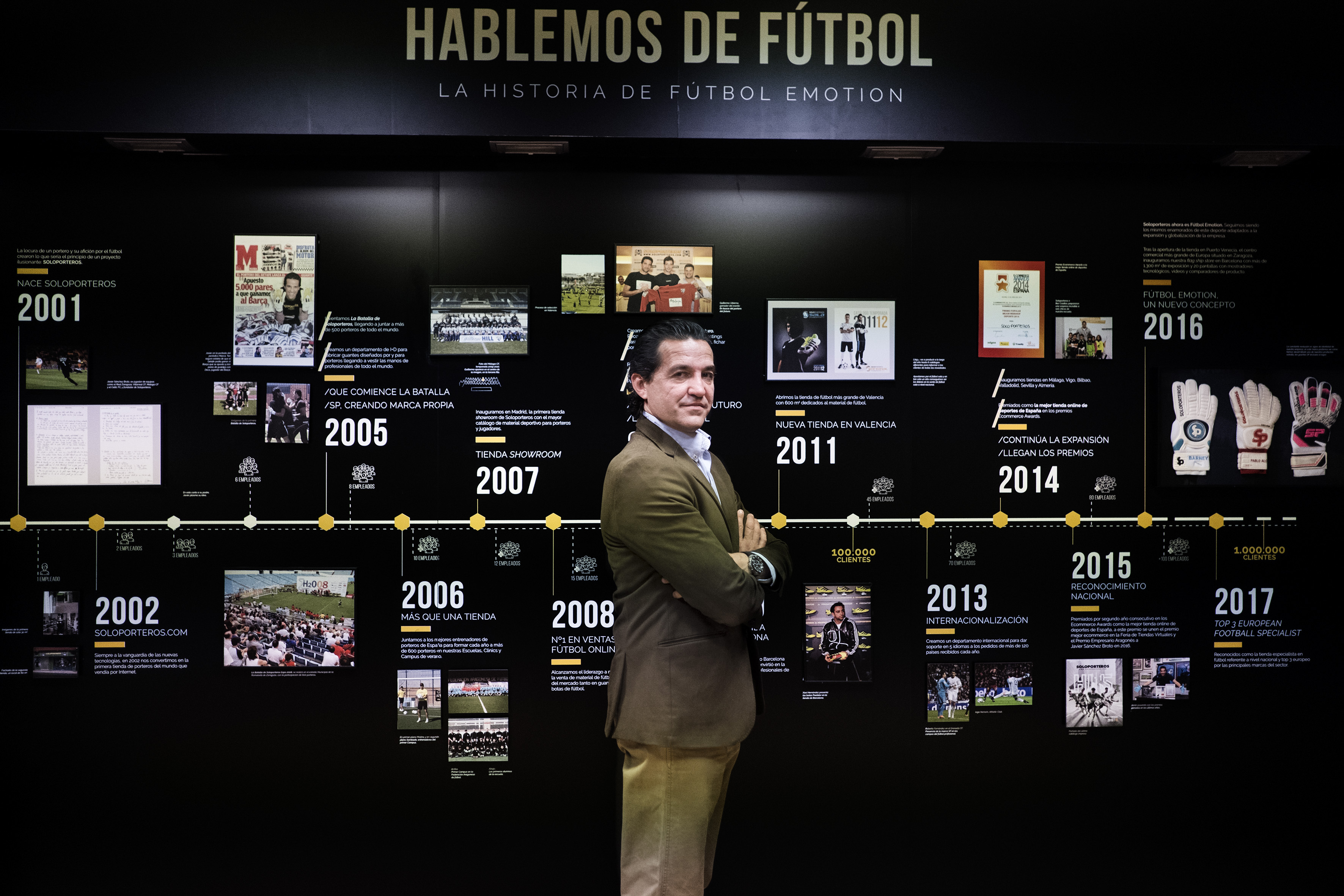 Javier Sanchez Broto. Director General de Futbol Emotion